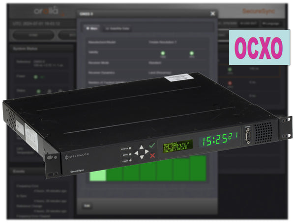 Spectracom SecureSync 013 OCXO NTP Network Time Server GPS 10MHz Oscillator [Used]-www.prostudioconnection.com