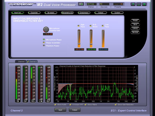 Wheatstone Vorsis M-2 AES Digital 96KHz Voice Processor Preamp Compressor M2 [Used]-www.prostudioconnection.com