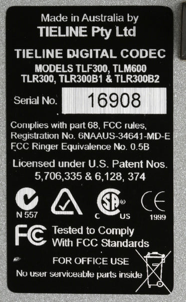 Tieline TLR300B2 Commander G3 IP POTS/PSTN Broadcast Audio Codec Rackmount AoIP-www.prostudioconnection.com