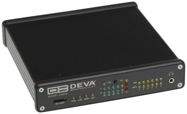 Deva DB910 Broadcast Audio Over IP Duplex Digital Internet Codec HE-AAC Endpoint-www.prostudioconnection.com