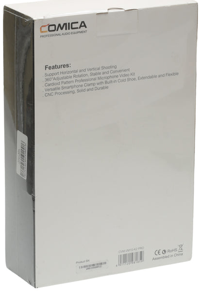 Comica CVM - VM10 - K2 Pro Audio Mini Smartphone Video Kit - New / Sealed-www.prostudioconnection.com