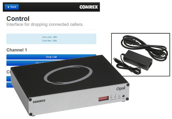 Comrex Opal Broadcast Digital Wideband Codec 2-Line Opus Audio Over IP Endpoint-www.prostudioconnection.com