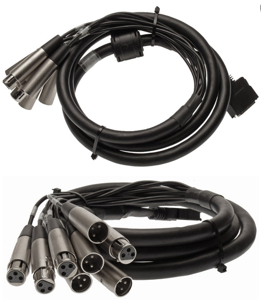 AudioScience CBL1022 XLR HD50 ASI6620 Analog Breakout Cable 2 Stereo Outs 2 Ins [Used]-www.prostudioconnection.com