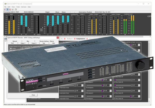 Orban Optimod 6300 DAB AES/EBU 5-Band Web Digital Audio Processor CBS Loudness-www.prostudioconnection.com
