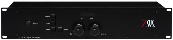 Z-Sys Z-16.16 Digital Detangler BNC TOSlink SPDIF to AES XLR Audio Router Switch-www.prostudioconnection.com