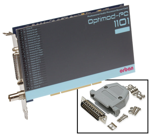 Orban Optimod PC1101 5-Band Digital Audio On-Air Processing Card + Plug PC-1101-www.prostudioconnection.com
