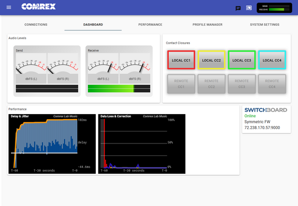 Comrex ACCESS Audio Over IP AAC Codec Internet AES AoIP Endpoint w/ TS License-www.prostudioconnection.com