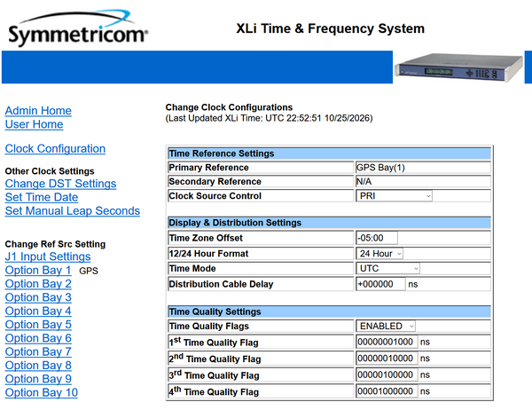 Symmetricom XLi OCXO UPGRADED GPS 8x LPN 10MHz Oscillator NTP Time Server IRIG-B-www.prostudioconnection.com