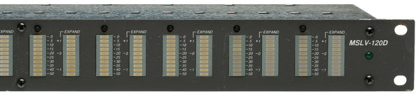 Wohler MSLV-120D 20 Channel AES Digital Audio VU Avg. & Peak LED Level Meter BNC [Used]-www.prostudioconnection.com