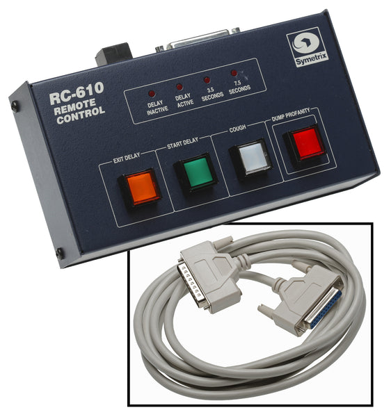 Symetrix Airtools RC-610 Remote Control for 6000 6100 Broadcast Profanity Delay-www.prostudioconnection.com