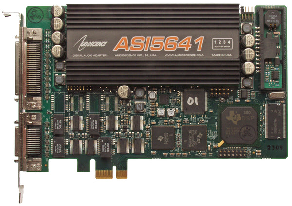 AudioScience ASI5641 AES Digital Audio Multichannel Quad Output Broadcast Card-www.prostudioconnection.com