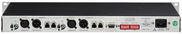 Telos HX2 Dual Digital Hybrid Broadcast Phone Line Audio Interface 2 Lines HX-2-www.prostudioconnection.com