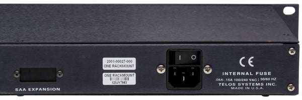 NEW Telos One-R Rackmount Digital Hybrid Broadcast Audio Console Phone Interface-www.prostudioconnection.com