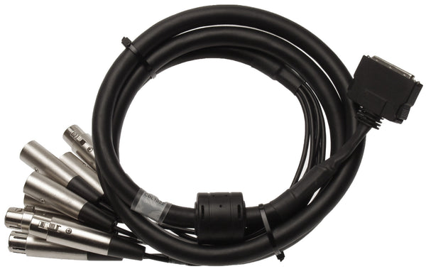 AudioScience CBL1022 XLR HD50 ASI6620 Analog Breakout Cable 2 Stereo Outs 2 Ins [Used]-www.prostudioconnection.com