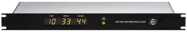 ESE ES-102U UPGRADED ublox GPS SMPTE/EBU TC90 Timecode LED Clock Time Receiver [Used]-www.prostudioconnection.com