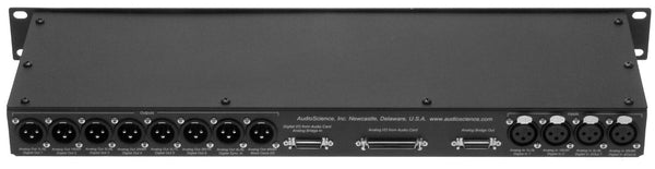 AudioScience BOB1024 Sound Card XLR Breakout Box Rackmounted 26Pin Digital Cable [Used]-www.prostudioconnection.com