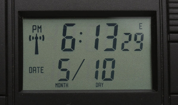 Arcron Sync Time WWVB Radio Controlled Atomic LCD Digital Display Alarm Clock [Used]-www.prostudioconnection.com