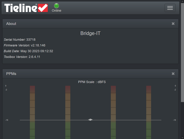 Tieline Bridge-IT TLB5100 Audio Over IP AAC Codec Internet AoIP SIP Endpoint-www.prostudioconnection.com