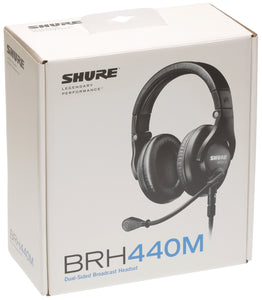 NEW Shure BRH440M Stereo Broadcast Headset Dynamic Cardioid Microphone W/ CABLE-www.prostudioconnection.com