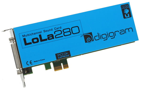 Digigram LoLa 280 Logging Skimmer 8 Channel HD Audio Recording PCIe x1 LP Card-www.prostudioconnection.com