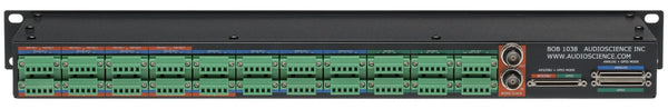 AudioScience BOB1038 Break Out Box 8 Stereo In/Out, Analog, AES/EBU GPIO - NEW-www.prostudioconnection.com