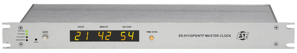ESE ES-911 NTP GPS Network Time Server TC90 IRIG-B Serial Timecode LED Clock-www.prostudioconnection.com