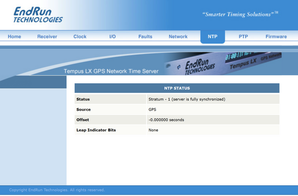 Endrun Technologies Tempus LX OCXO GPS Network NTP Time Server Clock w/ HTTP-www.prostudioconnection.com