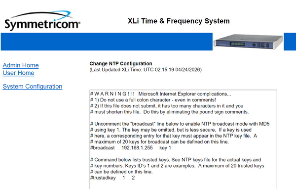 Symmetricom XLi GPS OCXO 10MHz Oscillator NTP Time Server w/ PPO TIET Freq Meas [Used]-www.prostudioconnection.com