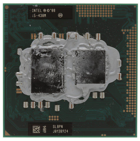 SLBPN Genuine Intel Core I5-430M 2.267GHZ 3MB Laptop CPU Socket G1 - USED [Used]-www.prostudioconnection.com