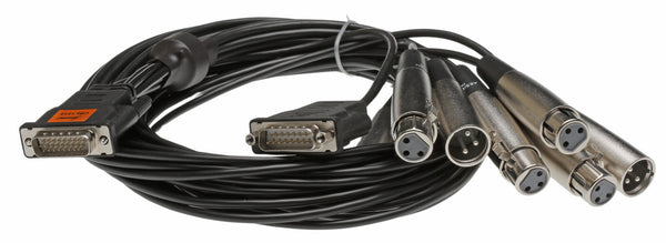 AudioScience CBL1312 ASI5810/ASI5811 AES Digital Balanced Analog Breakout Cable-www.prostudioconnection.com