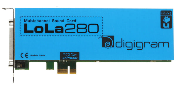 Digigram LoLa 280 Logging Skimmer 8 Channel HD Audio Recording PCIe x1 LP Card [Refurbished]-www.prostudioconnection.com