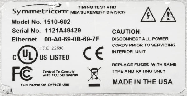 Symmetricom XLi High Stab. OCXO UPGRADED GPS 10MHz Oscillator NTP Time Server-www.prostudioconnection.com
