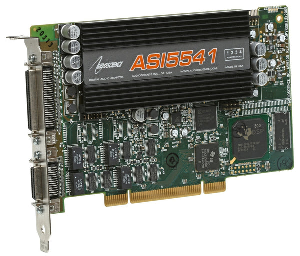 AudioScience ASI5541 Broadcast Multichannel Quad AES/EBU Digital PCI Sound Card-www.prostudioconnection.com