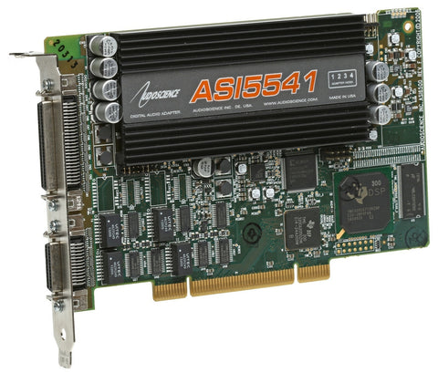 AudioScience ASI5541 Broadcast Multichannel Quad AES/EBU Digital PCI Sound Card-www.prostudioconnection.com