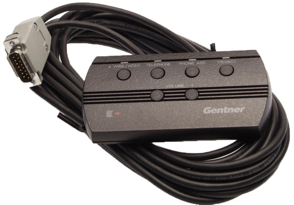 Gentner TI/GT Wired 6 Button 4 LED Conference Hybrid Remote Control 910-110-100-www.prostudioconnection.com