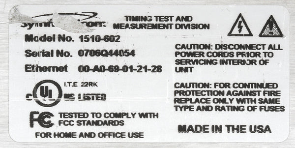 Symmetricom XLi Rubidium UPGRADED GPS 10MHz Oscillator NTP Time Server LOADED!!-www.prostudioconnection.com