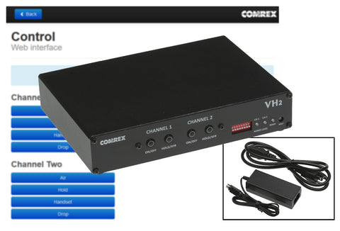 Comrex VH2 Broadcast VoIP 2 Line Digital Hybrid G.722 Wideband Codec SIP Client [Used]-www.prostudioconnection.com