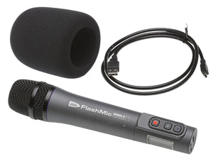 HHB DRM85-C Flash Mic Cardioid ENG Recording Condenser Cordless Microphone USB [Used]-www.prostudioconnection.com