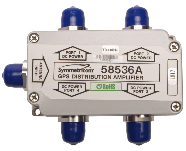 Symmetricom 58536A GPS 1x4 4-Way Active Antenna Signal Splitter Divider N Female-www.prostudioconnection.com