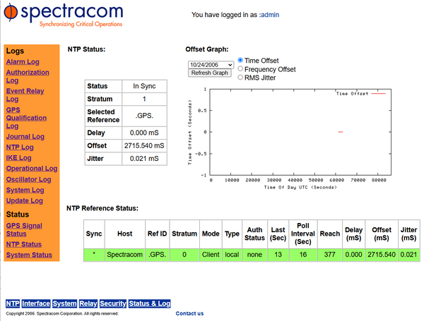 Spectracom 9283 IRIG-B 1PPS Input NTP Network Time Server 10MHz Oscillator [For Parts]-www.prostudioconnection.com