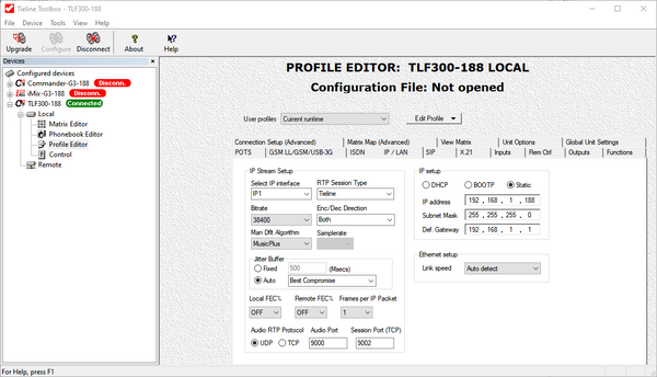 Tieline Commander G3 TLF300 Field Portable Remote Codec Audio Over IP POTS-www.prostudioconnection.com