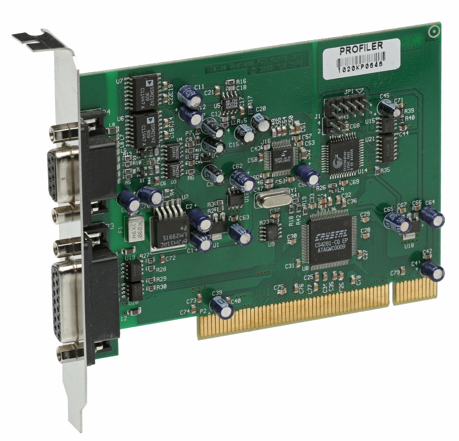 Telos PROFILER PCI Sound Card Broadcast Archiver Logger Balanced Audio Interface [Used]-www.prostudioconnection.com
