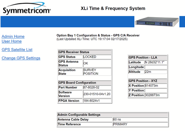 Symmetricom XLi Rubidium UPGRADED GPS 10MHz Oscillator NTP Time Server LOADED!!-www.prostudioconnection.com