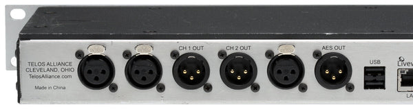 Telos Z/IP ONE w/ AES Remote Codec Audio Over IP Internet Transmission Endpoint-www.prostudioconnection.com