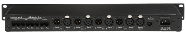 JK Audio Innkeeper 4 Line Broadcast Digital Hybrid Phone Audio Console Interface-www.prostudioconnection.com