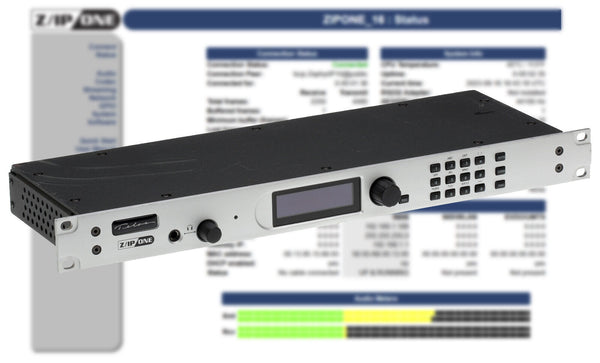 Telos Z/IP ONE w/ AES Remote Codec Audio Over IP Internet Transmission Endpoint-www.prostudioconnection.com