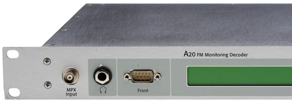 2WCOM A20 FM Monitoring Decoder Radio RF RDS/RBDS Receiver for FM Transmission-www.prostudioconnection.com