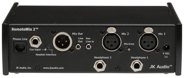 JK Audio RemoteMix 2 Portable Sports Field Mixer Remote Mix Broadcast Hybrid IFB-www.prostudioconnection.com
