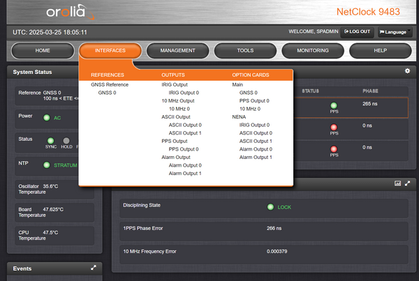 Spectracom 9483 NENA NetClock OCXO GPS GLONASS Galileo NTP Network Time Server-www.prostudioconnection.com