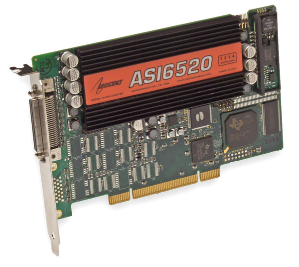 AudioScience ASI6520 Broadcast Balanced Analog XLR Multichannel PCI Sound Card [Refurbished]-www.prostudioconnection.com
